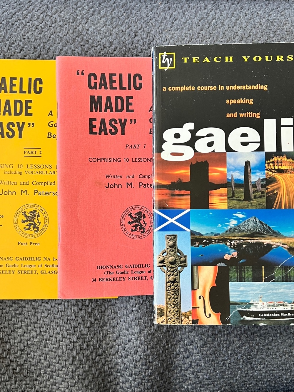 Scottish Gaelic Language Book Set - 'Gaelic Made Easy' & 'Teach Yourself Gaelic'